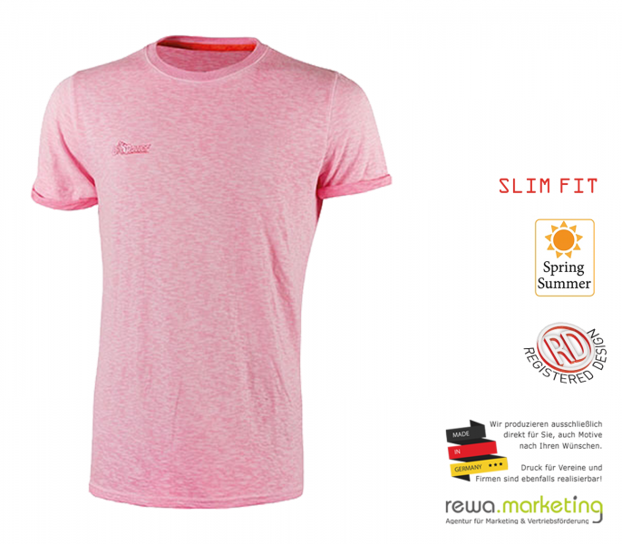 Short sleeve t-shirt fluo- pink fluo